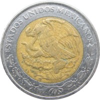 Монета Мексика 1 песо 2010