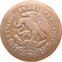 Монета Мексика 10 сентаво 1959