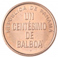 Монета Панама 1 сентесимо 2018