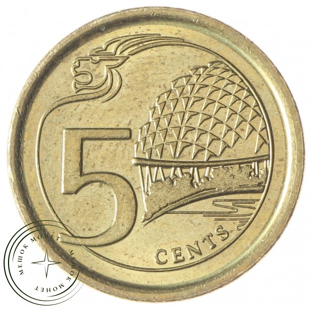 Сингапур 5 центов 2013