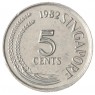 Сингапур 5 центов 1982