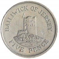 Джерси 5 пенсов 1998