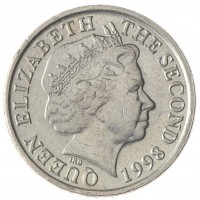 Джерси 5 пенсов 1998