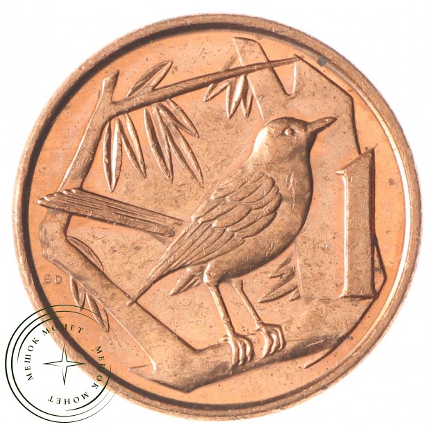 Каймановы острова 1 цент 2002 - 937031620