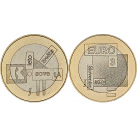 Словения 3 евро 2026 Сречко-Косовель