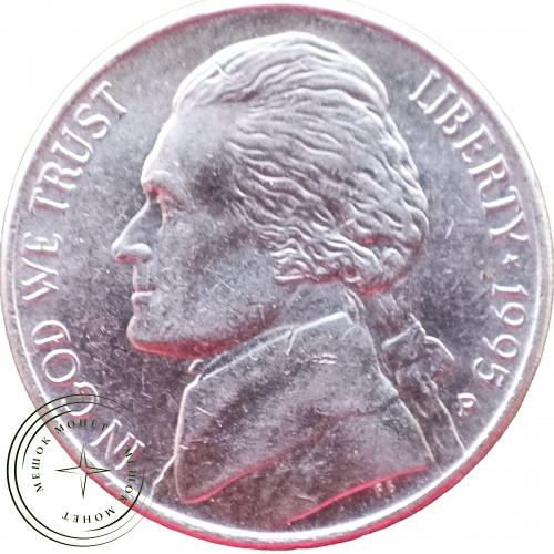 США 5 центов 1995 P