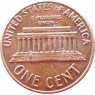 США 1 цент 1971 D
