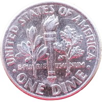 Монета США 10 центов 2000 P