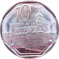 Монета Куба 10 сентаво 2018