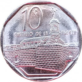 Монета Куба 10 сентаво 2018