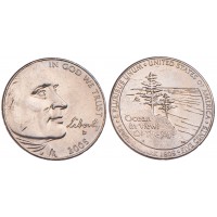 Монета США 5 центов 2005 Выход к океану