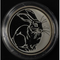 Монета 3 рубля 2011 Кролик