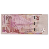 Банкнота Багамские острова 3 доллара 2019