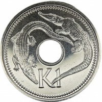 Папуа—Новая Гвинея 1 кина 2010