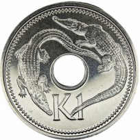 Монета Папуа—Новая Гвинея 1 кина 2010