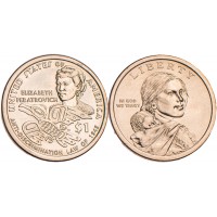 Монета США 1 доллар 2020 Антидискриминационный закон Элизабет Ператрович
