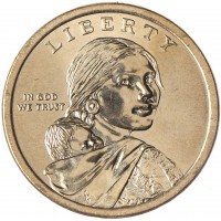 Монета США 1 доллар 2020 Антидискриминационный закон Элизабет Ператрович