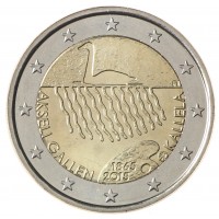 Монета Финляндия 2 евро 2015 Аксели Галлен-Каллела