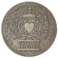 Копия медали в честь коронования Анны 1702 Британия