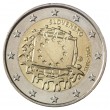 Словакия 2 евро 2015 30 лет Флагу Европы
