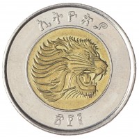 Монета Эфиопия 1 бирр 2010
