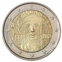 Монета Финляндия 2 евро 2013 Франс Эмиль Силланпяя