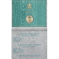 Монета Ватикан 2 евро 2013 XXVIII День молодежи в Рио-де-Жанейро (буклет)