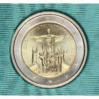 Монета Ватикан 2 евро 2013 XXVIII День молодежи в Рио-де-Жанейро (буклет)