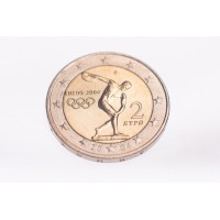 Монета Греция 2 евро 2004 Летние Олимпийские игры 2004 в Афинах