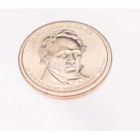 Монета США 1 доллар 2010 Джеймс Бьюкенен