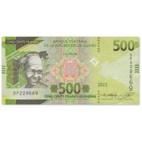 Гвинея 500 франков 2022