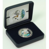 Монета Острова Кука 2 доллара 2001 Чернолицая колпица УЦЕНКА