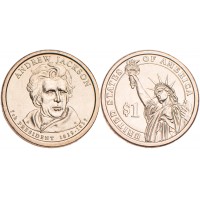 Монета США 1 доллар 2008 Эндрю Джексон