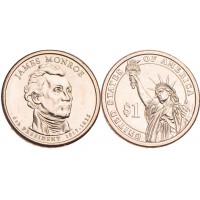 США 1 доллар 2008 Джеймс Монро