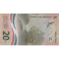 Банкнота Мексика 20 песо 2021