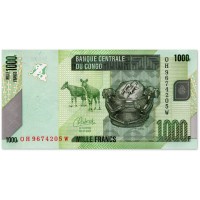 Банкнота Конго 1000 франков 2022