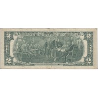 Банкнота США 2 доллара 1976