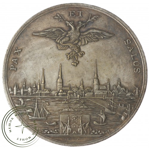 Копия медали В память 100-летия присоединения Риги к России 1810 — C4730