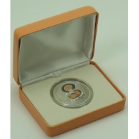 Монета Острова Кука 5 долларов 2013 Год Змеи Змея с розами