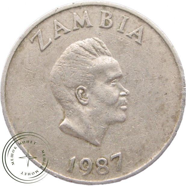 Замбия 10 нгвей 1987