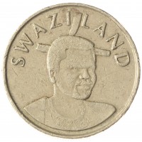 Монета Свазиленд 1 лилангени 2003