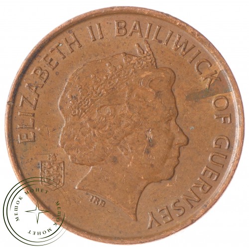 Гернси 1 пенни 1998