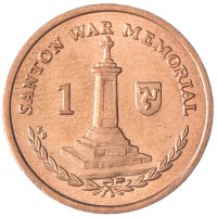 Остров Мэн 1 пенни 2014