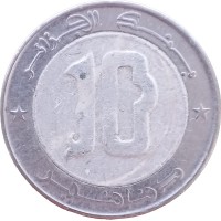 Алжир 10 динаров 2004