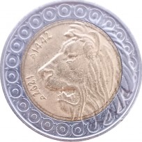 Монета Алжир 20 динаров 2021