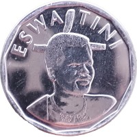 Монета Эсватини Свазиленд 50 центов 2021