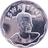 Монета Свазиленд 20 центов 2018