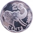 Свазиленд 20 центов 2018
