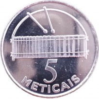 Монета Мозамбик 5 метикалов 2006