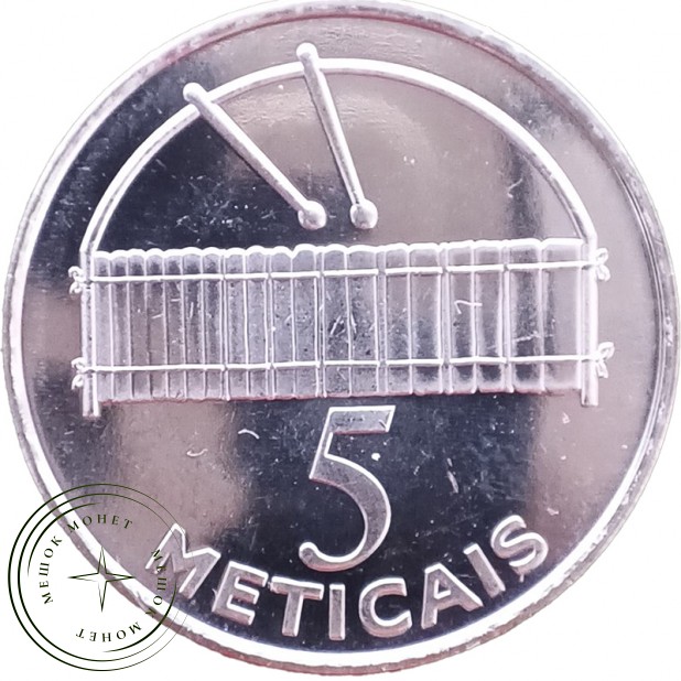 Мозамбик 5 метикалов 2006 — 937046453